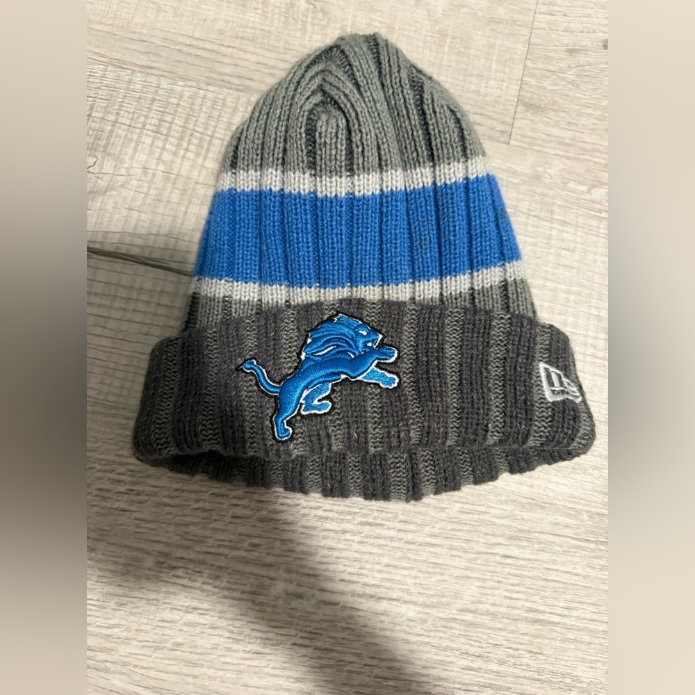 Detroit Lions NFL Gray and Blue Kids Hat